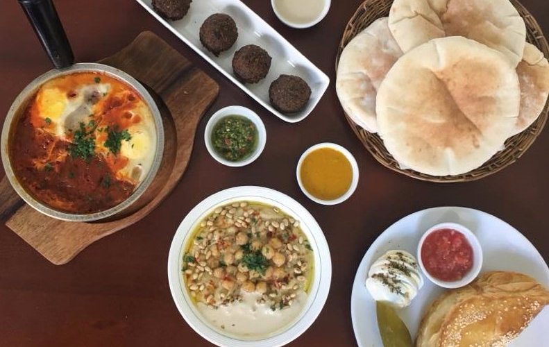 Hummus, Falafel, Shakshuka, Pita, Burekas
