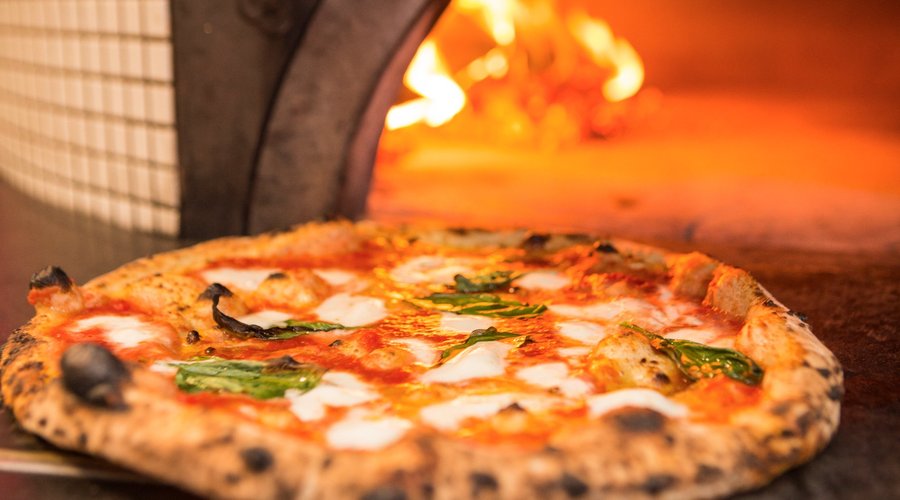 Wood fired pizza