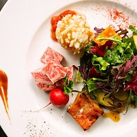 鎌倉野菜とメインプレート
