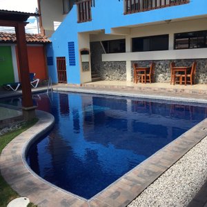 View of pool area and court yard
