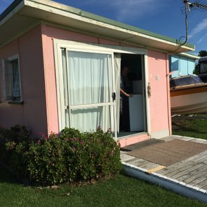 This was our pink cabin