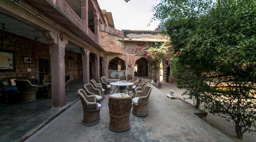 Lobby at the Chandelao Garh