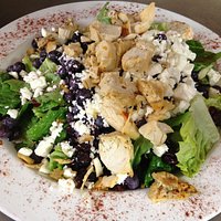 Our popular Heart Healthy Salad- Grilled chicken optional-Great vegetarian option