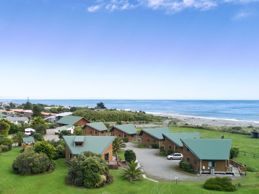 our beachfront chalets