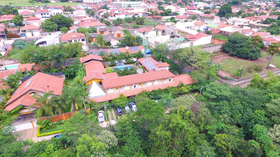 Vista panorâmica do hotel