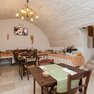 Breakfast Room at the Tipico Resort in Trulli
