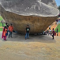 at the place
