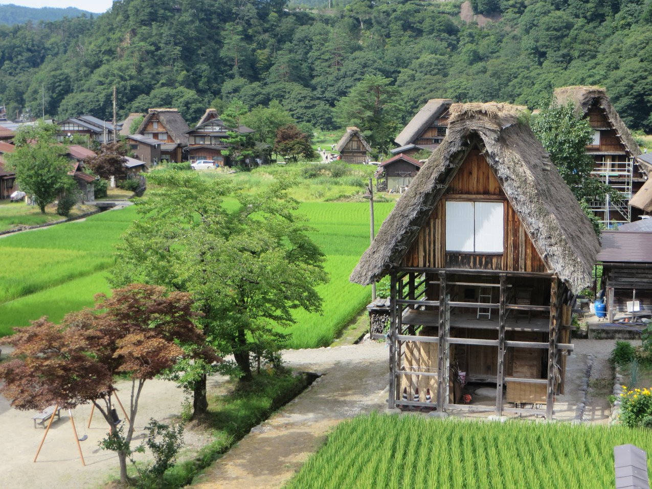 岐阜の白川郷！