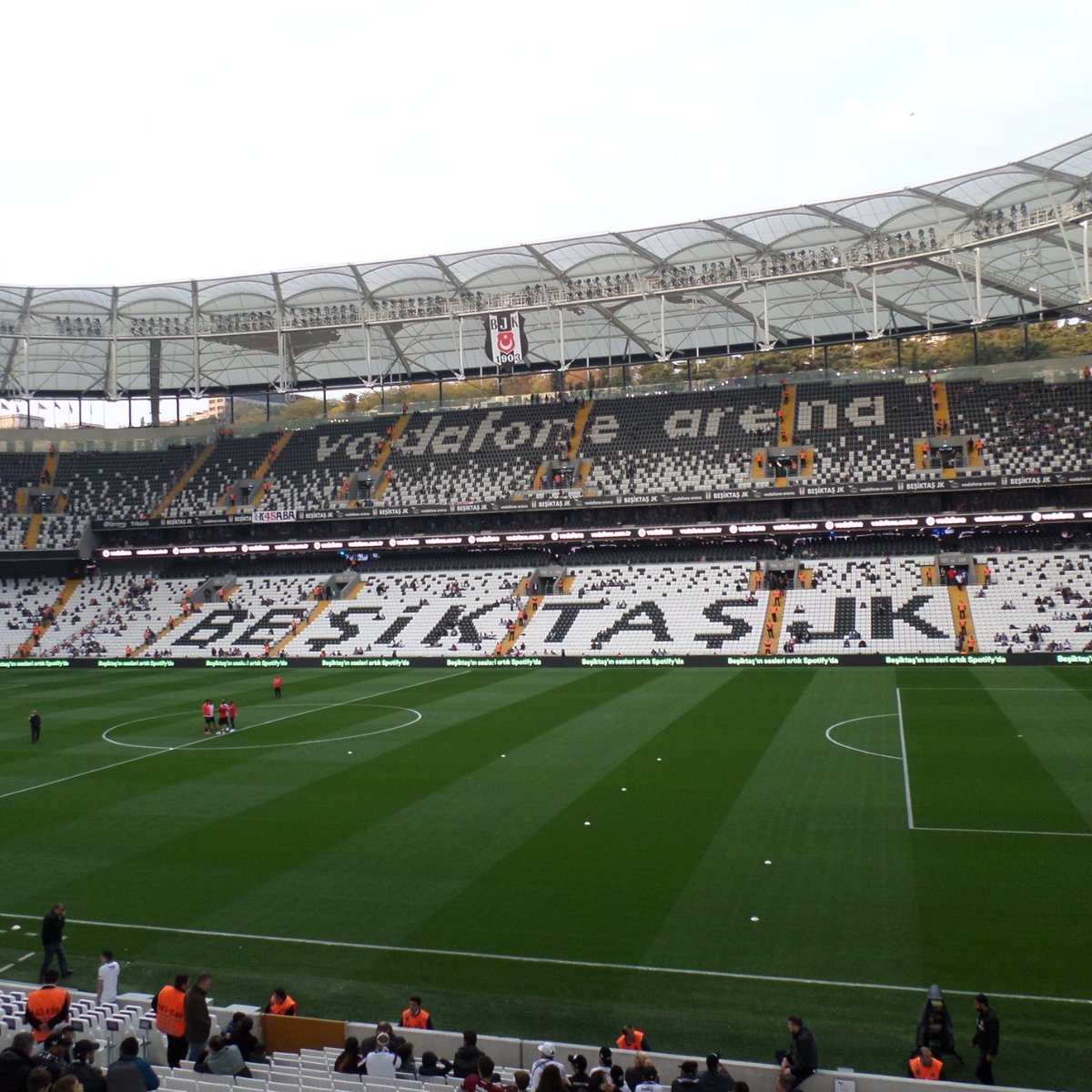 ISTANBUL, TURKEY - OCTOBER 25: fan of Besiktas JK during the Super