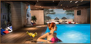 Harmony Saigon Hotel & Spa in Ho Chi Minh City, image may contain: Pool, Swimwear, Person, Woman
