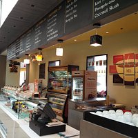 over view of cafe