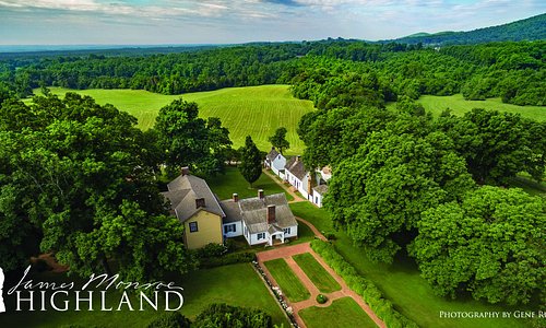 Aerial View of James Monroe's Highland