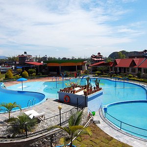 Hotel Jal Mahal in Pokhara, image may contain: Resort, Hotel, Pool, Water