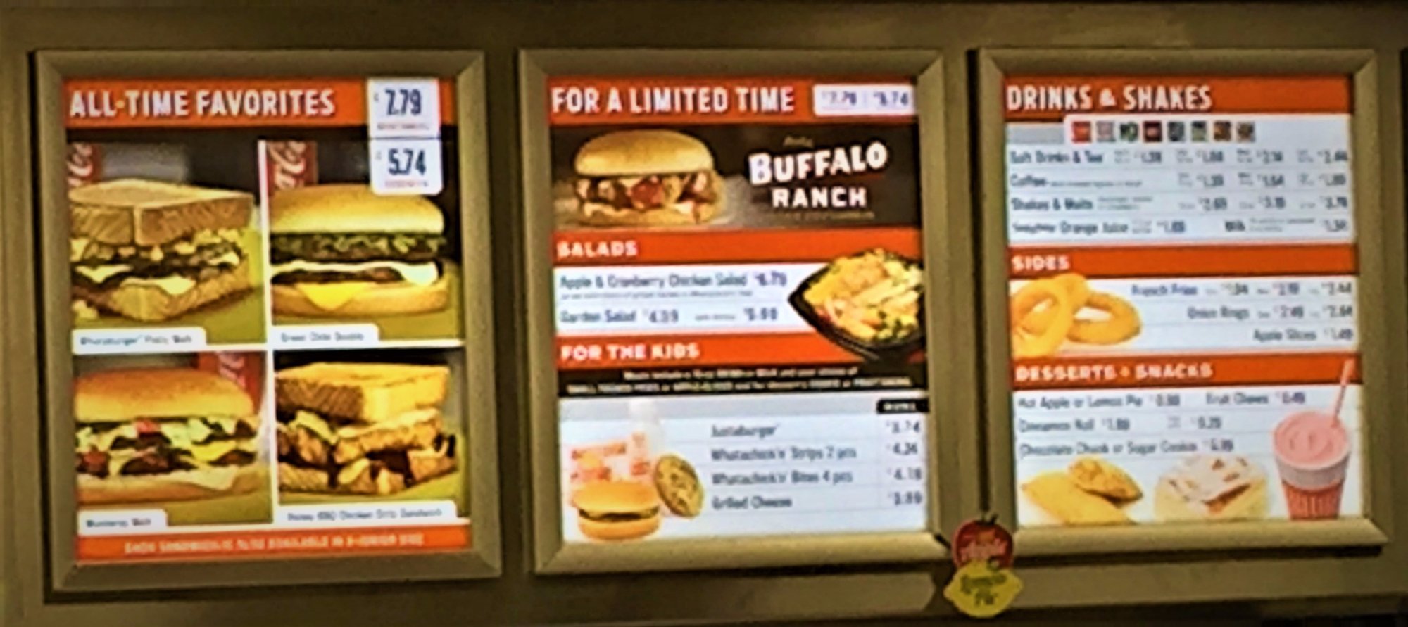 Whataburger menu discount