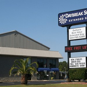 Daybreak Suites - Dothan on Ross Clark Circle. Dothan's Best Value Extended Stay.