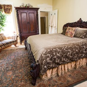 The ornate and kingly Raphael room.