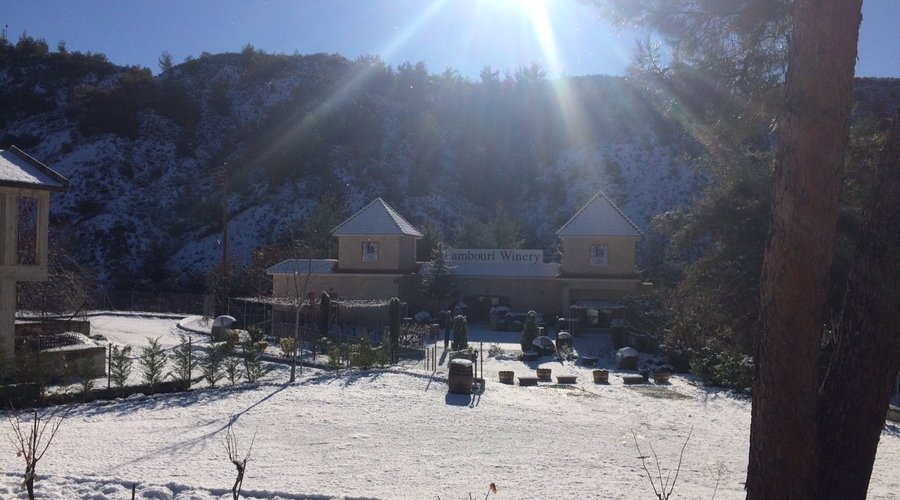 Lambouri Winery in Winter