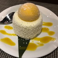 Coconut and Mango Dessert