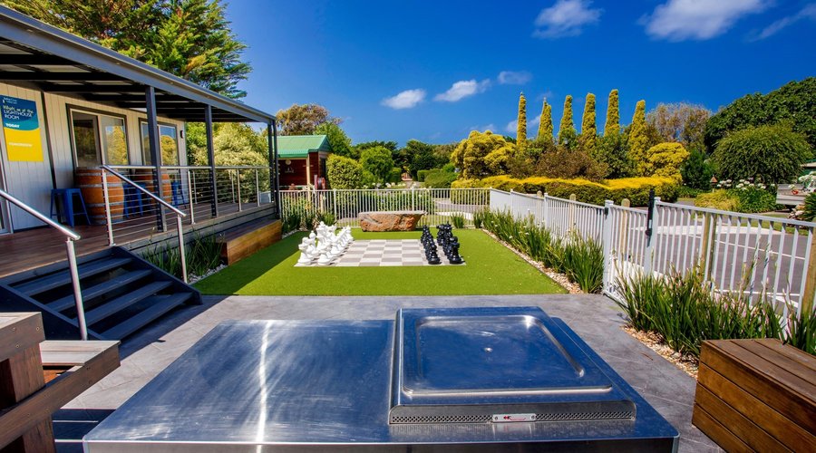 Outdoor BBQ Area & Giant Chess Board