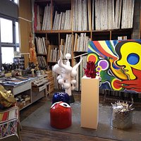 作業場です。メインの展示物だと思っています。