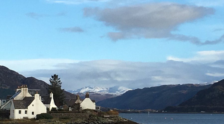 Beautiful sunny views from The Plockton Hotel.