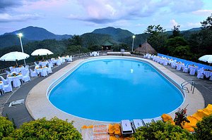 Banaue Hotel in Luzon, image may contain: Resort, Hotel, Pool, Swimming Pool