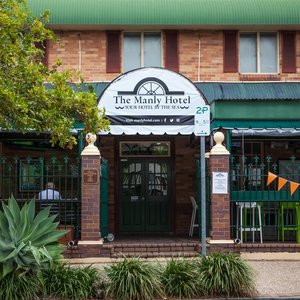 Front of The Manly Hotel