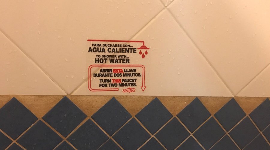 Desperdicia el agua 2 minutos para que salga caliente