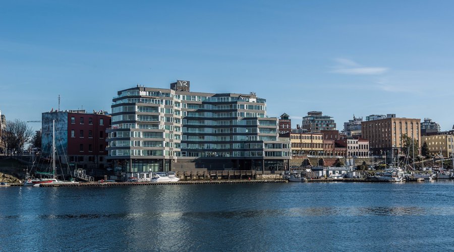 Victoria Regent as seen from across Victoria's Inner Harbour.