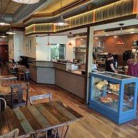Interior at the Uptowne cafe