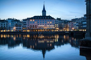 Storchen Zurich - Lifestyle Boutique Hotel in Zurich, image may contain: City, Waterfront, Metropolis, Urban