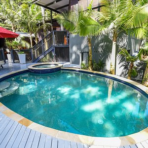 The Pool & Spa at the Azabu Boutique Accommodation Byron Bay