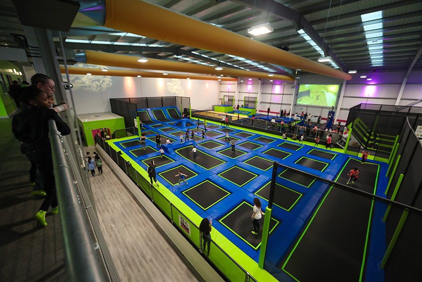 Jump in trampoline parks hotsell