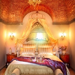 Camera delle volte - Letto con bldacchino