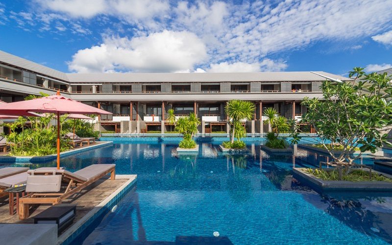 Pool Access and view from room