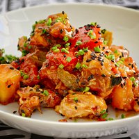 Pollo agridulce con verduritas - Menú Let´s Jam