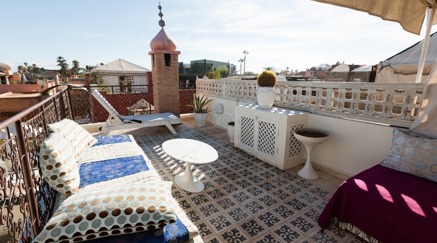 Terrace at the Hotel du Tresor