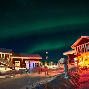 Lapland Guesthouse - Winter - Northern Lights