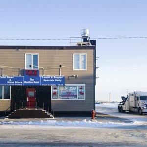 TB's Bar & Grill, Watrous, Saskatchewan on a December afternoon