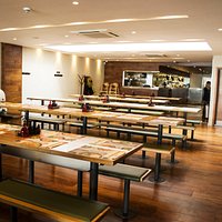 our lovely resturant before the dinner rush!