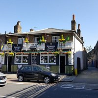 Just next to Stamford Brook Tube station on the District Line