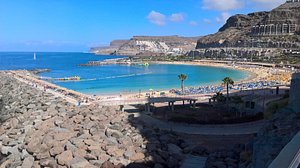 Cabau Cala Nova in Gran Canaria, image may contain: Waterfront, Beach, Sea, Nature