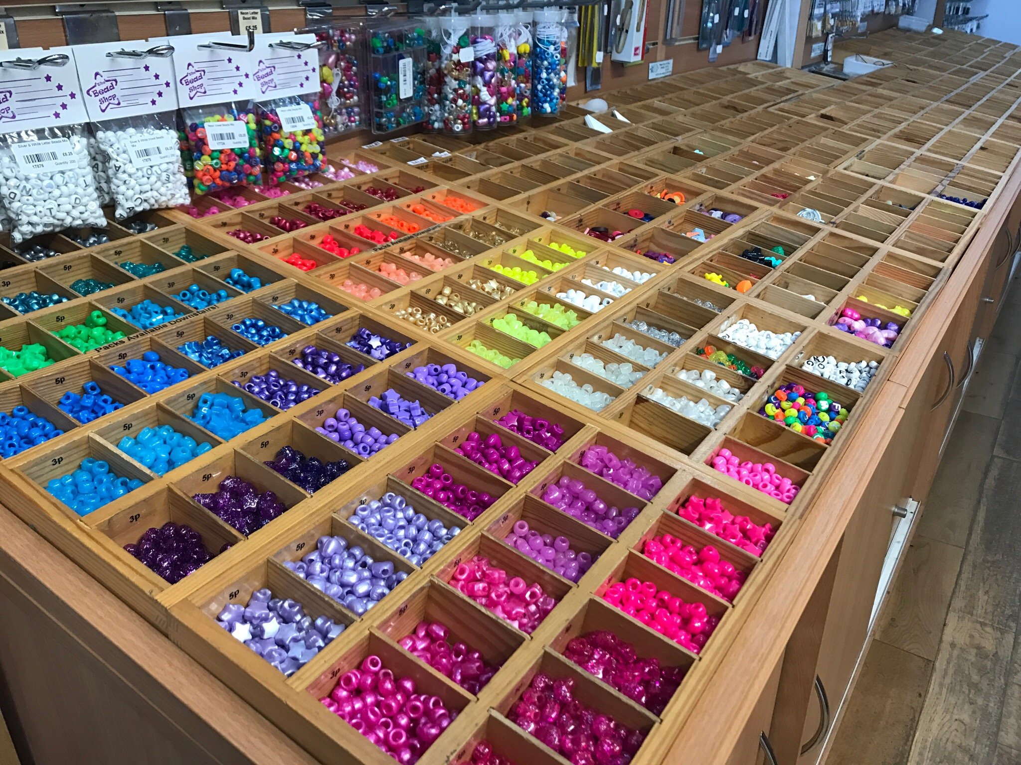 Bead shop clearance