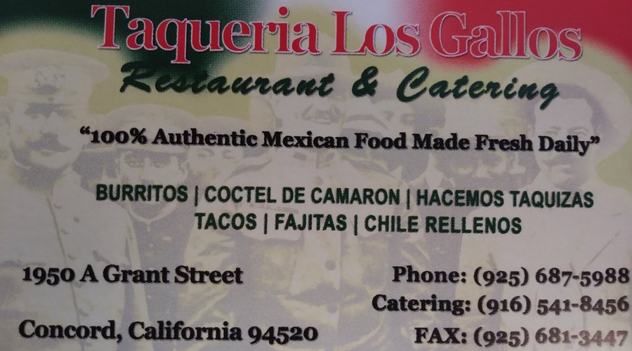 TAQUERIA LOS DOS GALLOS, Concord - Photos &amp; Restaurant Reviews 