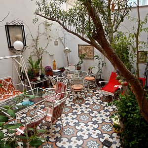 The Outdoor Patio at Athens Quinta