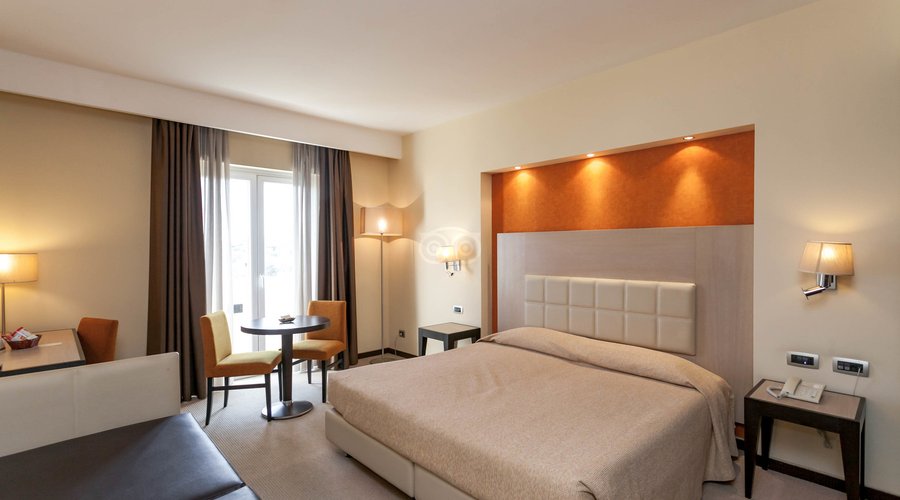 The 3 people room at the Grand Hotel Olimpo