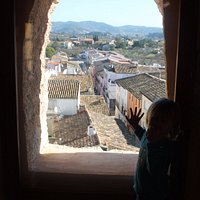 Vistas de Alcalalí desde la ventana del 3er piso de la Torre Medieval