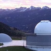 Osservatorio di Fiemme dopo il tramonto