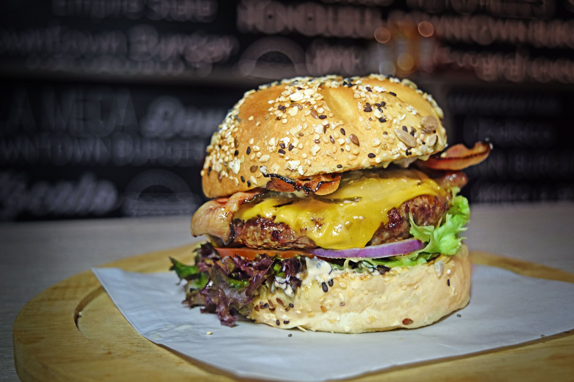 Downtown burger discount