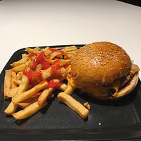 Hamburger frites